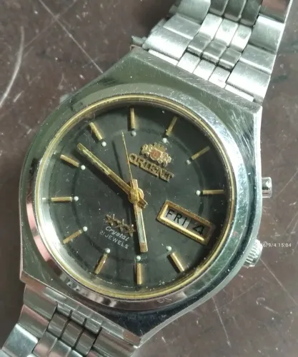 orient automatico bege cristal