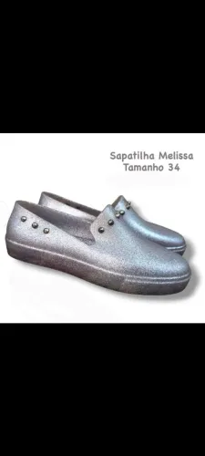 Sapatilha  Melissa  Prata 34