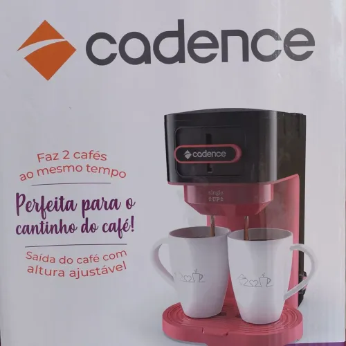 Cafeteira Elétrica Cadence Single Up 2 Xícara Faz 2 Cafés Não Usa Filtro 127v