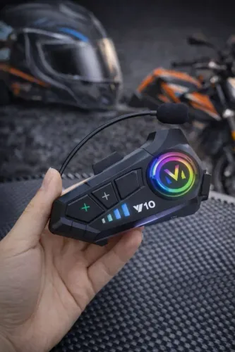 Motocicleta Sem Fio Bluetooth Fone De Ouvido Para Capacete Kit De Chamadas