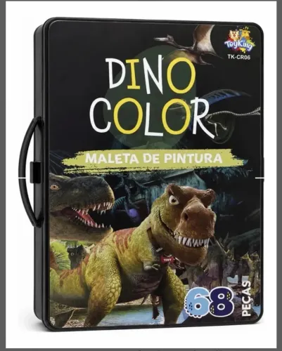 Maleta De Pintura Infantil Lápis Giz Cera Canetinha 68 Pçs