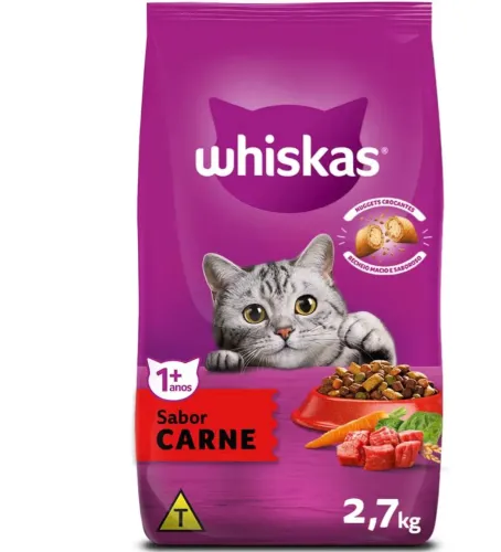 Ração para gato Whiskas 