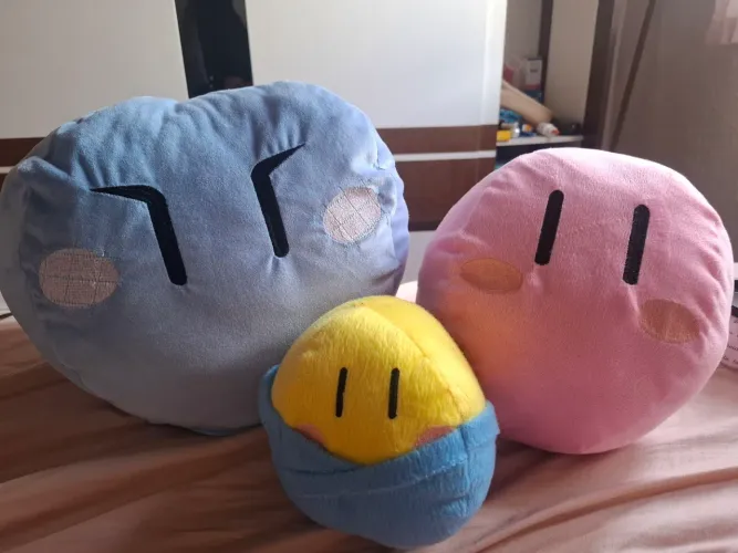 Vendo conjunto Pelúcias Hipoalergênicas Família Dango - Anime Clannad