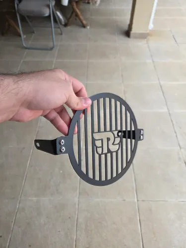 Grade proteção farol Royal enfield meteor 350