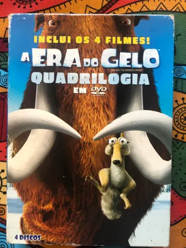 DVD Box Quadrilogia Era do Gelo Original