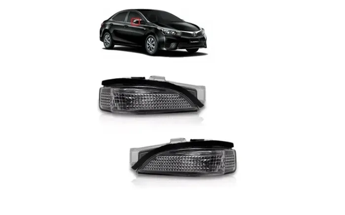 Par Pisca Seta Retrovisor Toyota Corolla 2015 a 2019 