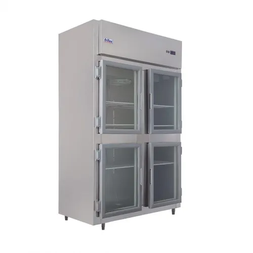 Geladeira/Minicamara Comercial 4 Portas de Vidro em Aço Inox em 220V Frilux
