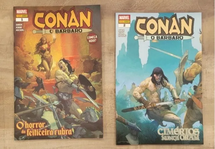 Hq Conan O Bárbaro volumes 1 e 2 Jason Aaron
