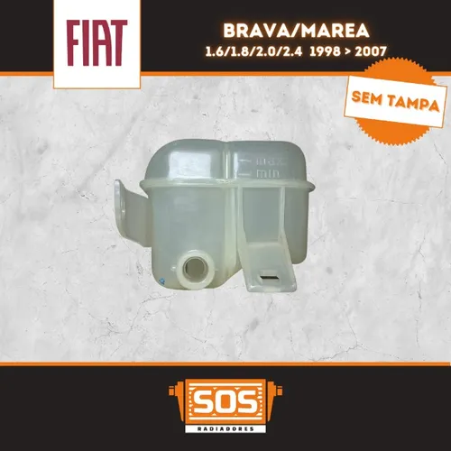 Reservatório do Radiador Fiat Brava/Marea (Sem Tampa) 1998/2007