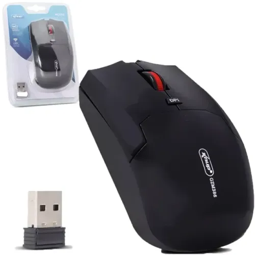 Mouse óptico sem fio wifi 2.4GHz Knup - GZM386