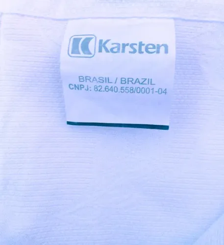 Toalha De Mesa Karsten Segunda Escolha 8 Lugares Branco 1,60 X 2,70m