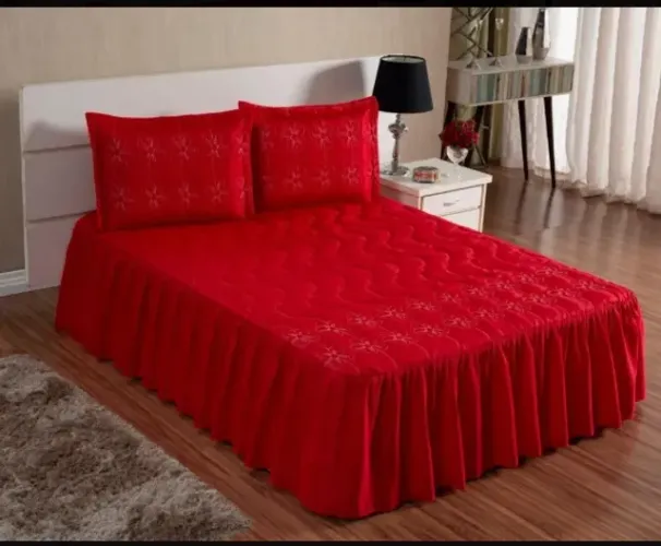 Colcha casal 3 peças (decorativa)