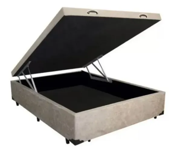 Cama Base Box Baú - Casal Viúvo 