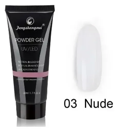 Polygel Uv Powder Led Fengshangmei Bisnaga 30ml Cor 03