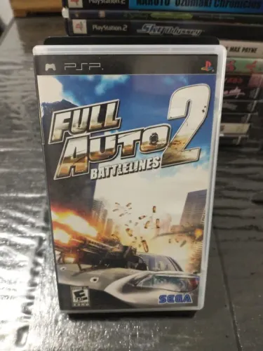 Jogo Full Auto 2 Battlelines PSP Playstation.