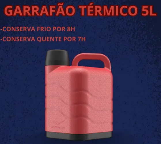 GARRAFA TÉRMICA 5 LITROS - ALADIM/INVICTA