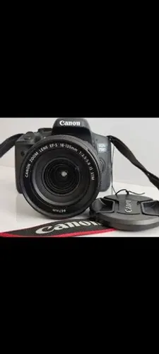 Troco Canon 750D lente 18-135mm pouquíssimo uso