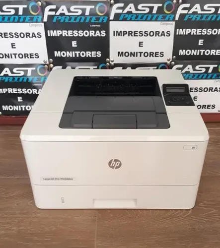 Impressora HP LaserJet Pro M402DNE econômica com rede