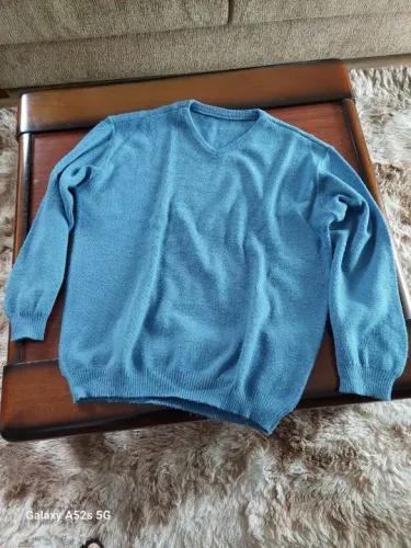 Blusa de lã masculina