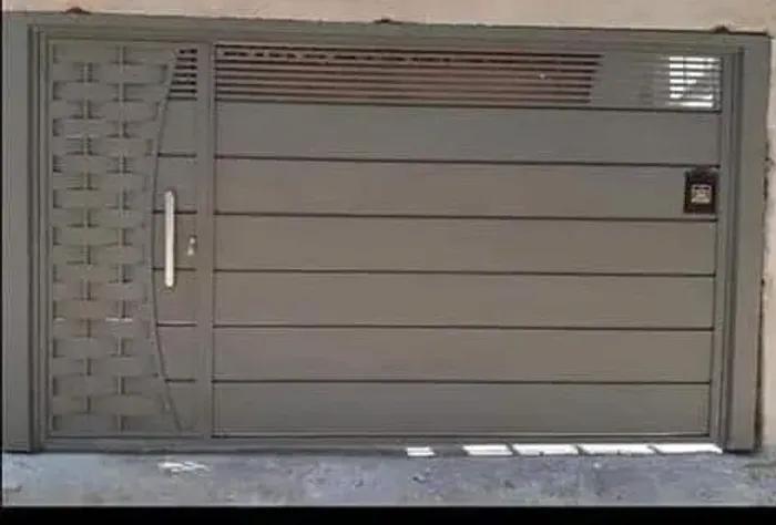 Portão basculante automático.3x2.50
