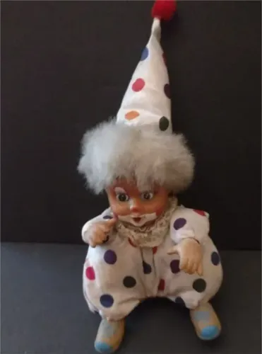 brinquedo palhacinho chupando dedo.... Usado