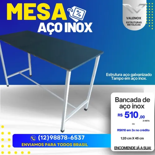 Meaa de inox básica 