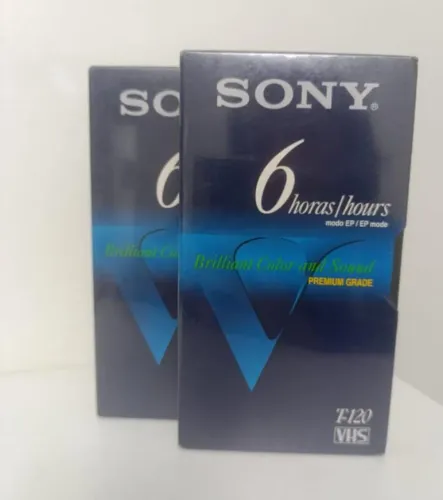 Fita VHS virgem da Sony (lacrada) unidade