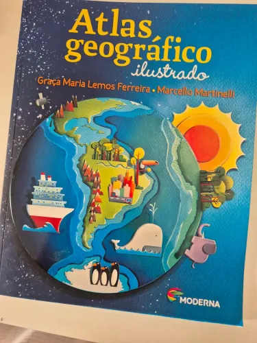 Atlas Geográfico ilustrado - Ed. Moderna