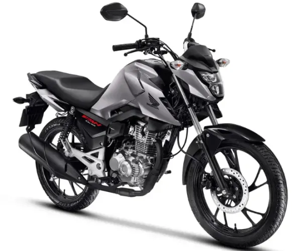 Moto Honda CG 160 Fan cinza 26/26 0KM