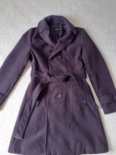Sobretudo roxo Mooncity tamanho M
