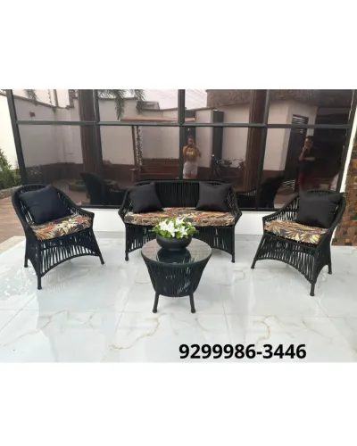 Sofá em corda náutica