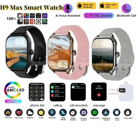 Smartwatch H9 Pro Max Novo Lacrado Entrega Grátis 
