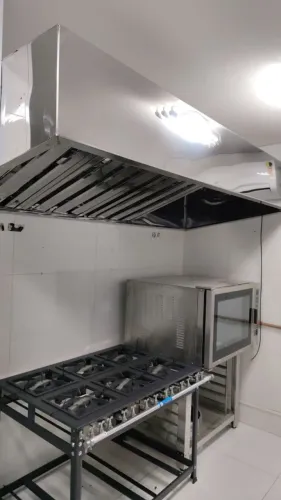Coifas industrial aço inox para cozinhas profissional.