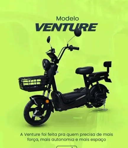 Bicicleta elétrica Venture 600 w R$ 5.500.00