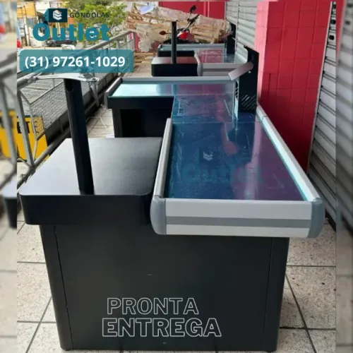 Check Out com recorte para balança