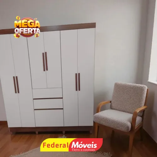 Guarda Roupa Médio com 7 Portas Oferta - Solicitei nosso Catálogo