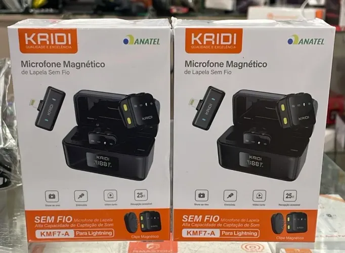 Fone lapela sem fio kaidi