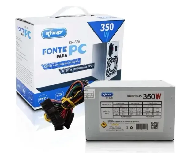 fonte atx 350w 400w 600w 