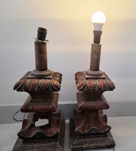 Dois Abajures Vintage 