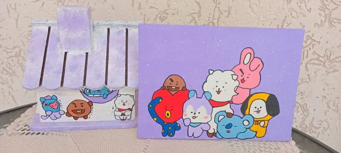 Quadro Decorativo BT21