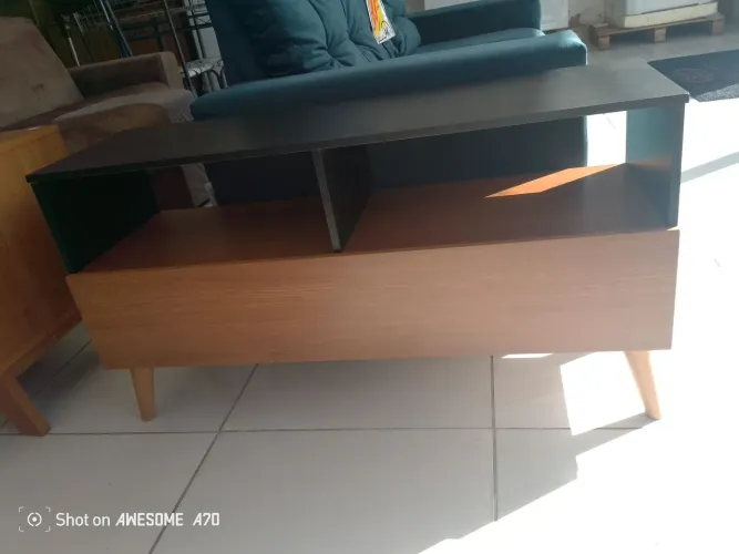Rack 42 polegadas moderno com design clean e funcional entrega e montagem grátis