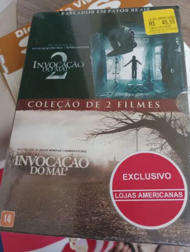 Box coleção invocação do mal lacrado 2 filmes