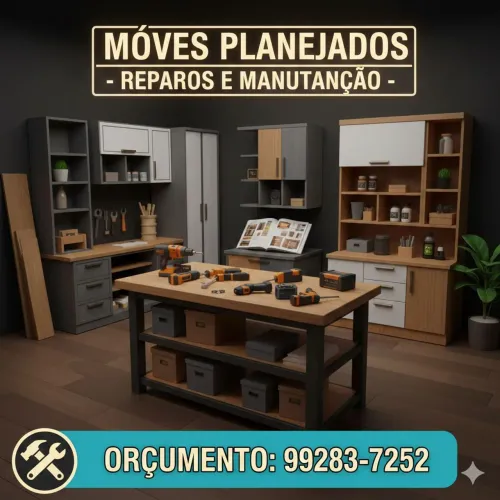 Reparos de móveis planejados 