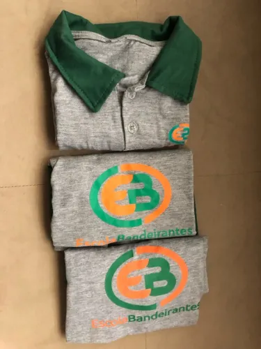 Lote Uniforme Escola Bandeirantes tam 6 calça , casaco, camisetas e bermuda