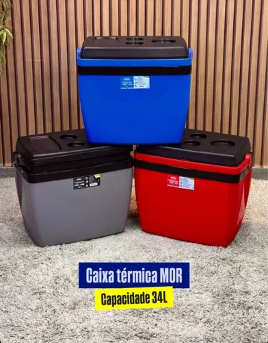 Caixa Térmica MOR 34L - Acampamento, Praia, Viagem