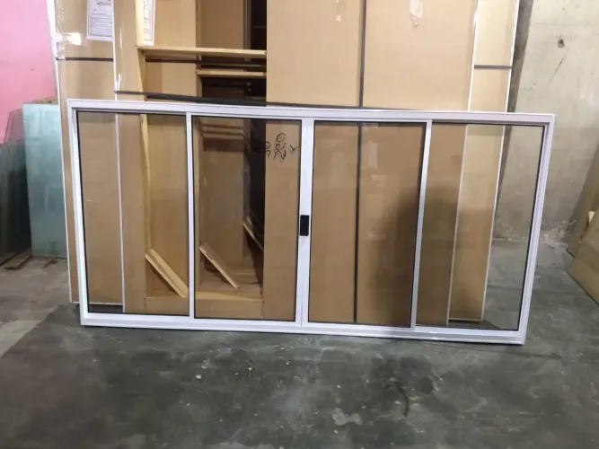 Janela de Alumínio 4 Folhas 100x200 largura direto da fábrica