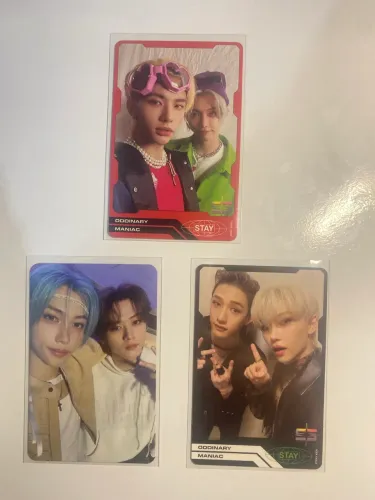 photocards oficiais Stray Kids