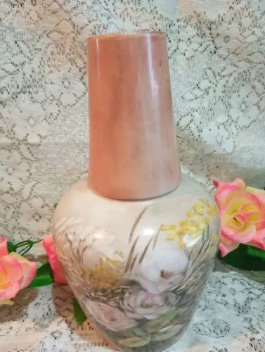 Uma moringa 30 cm rara pintura à mão perfeita
