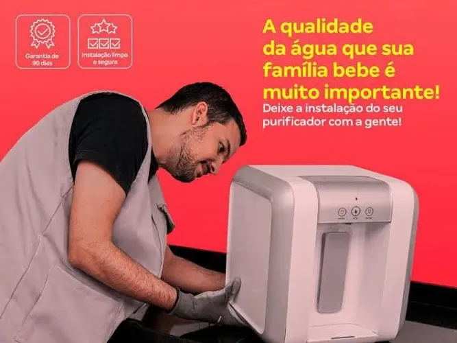 INSTALAÇÃO, MANUTENÇÃO E TROCA DE FILTROS PARA PURIFICADORES DE ÁGUA