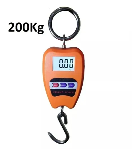 Balança Digital Gancho Suspensa 200Kg gado sucata